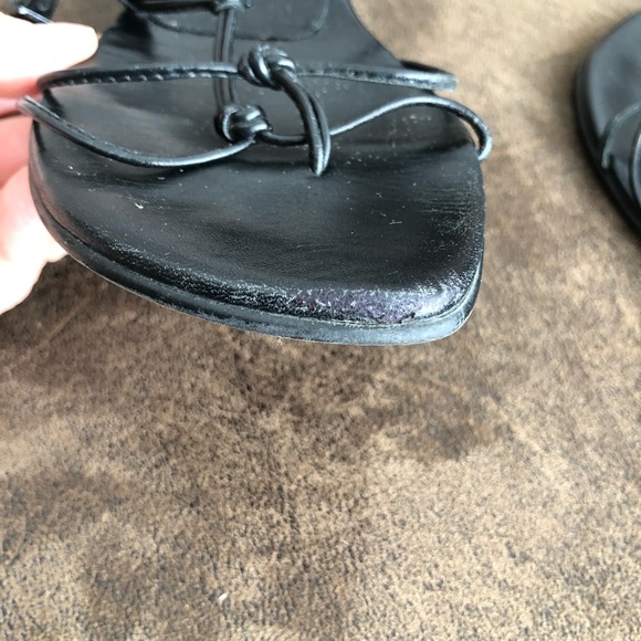 💥LAST PRICE DROP!!!💥 STUART WEITZMAN -6.5- Dressy, Strappy Sandals in black - Picture 9 of 12